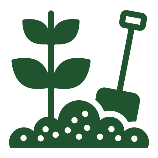 Ikon - plante og spade
